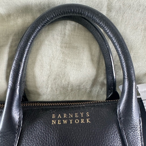 Barney’s New York black leather cross-body bag - Picture 2 of 7